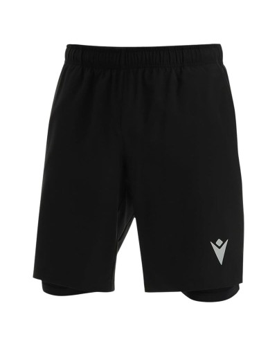 Sportshorts för män Macron Cb Matias Double Svart