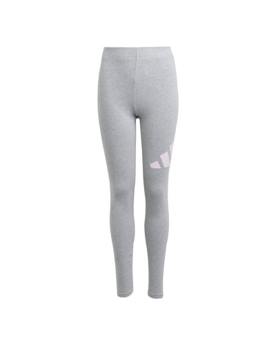 Lasten urheilulegginsit Adidas Essentials Big Logo Harmaa Pinkki
