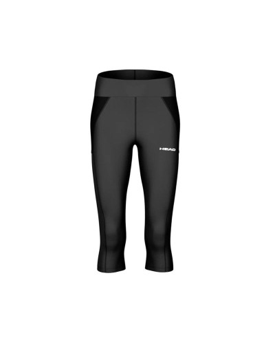 Sportleggings voor Dames Head Tech 3/4 Tights Zwart