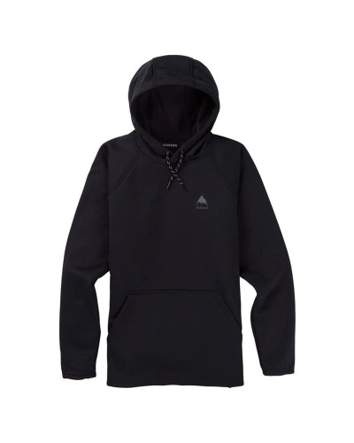 Sudadera con Capucha Hombre Burton Crown Weatherproof Pullover Fleece Negro