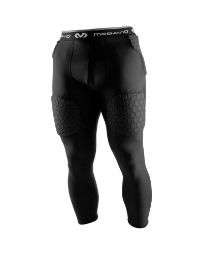Sportliche Herren-Strumpfhosen McDavid MC David Hex Thudd 5-Pad Schwarz