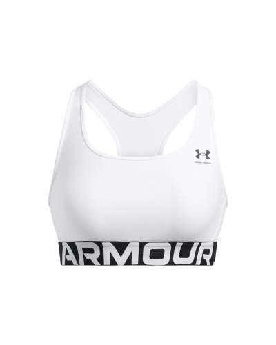 Sportbeha Under Armour Hg Mid Branded Wit