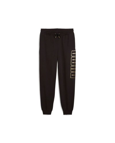 Pantalon de sport long Puma Maximal Metallic Swe Noir Homme