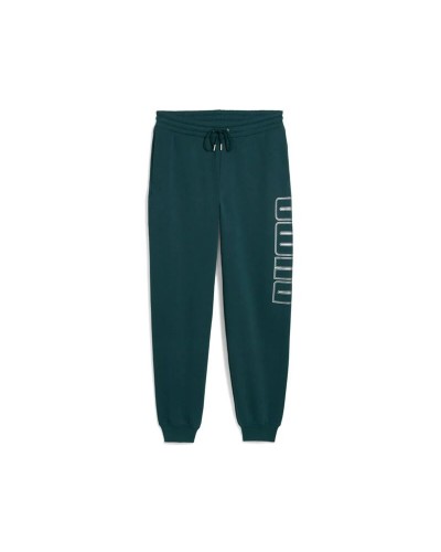 Long Sports Trousers Puma Maximal Metallic Swe Green Men