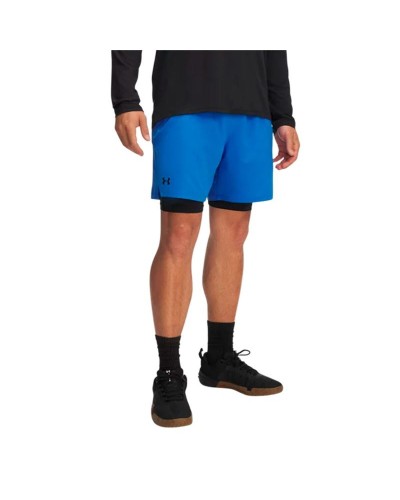 Short de Sport pour Homme Under Armour Vanish Woven Bleu