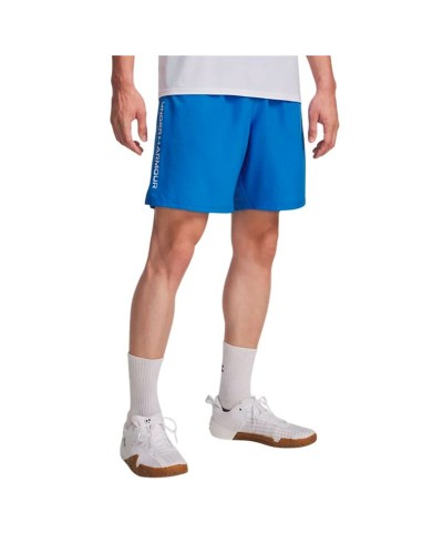 Pantaloni Corti Sportivi da Uomo Under Armour Tech Woven Azzurro