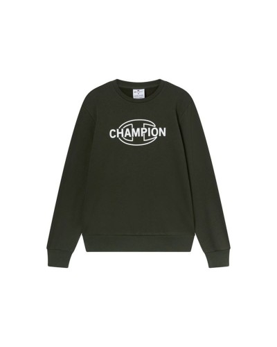 Herensweater zonder Capuchon Champion Graphic Shop Donkergroen Militair groen