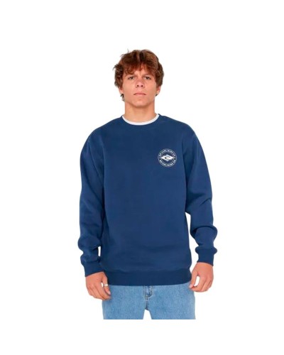 Men’s Sweatshirt without Hood Rip Curl Staple Crew Blue Navy Blue
