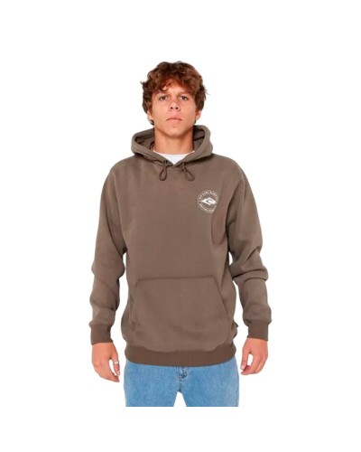 Sweat à capuche homme Rip Curl Staple Hood Marron