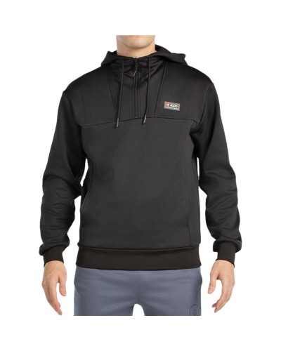 Felpa con Cappuccio Uomo +8000 Esvein Nero