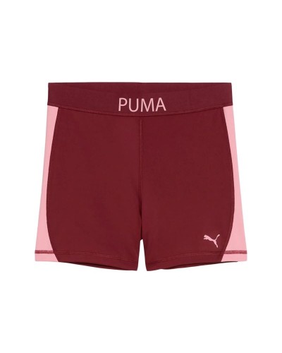 Sporthose Damen Puma W Strong Dunkelrot