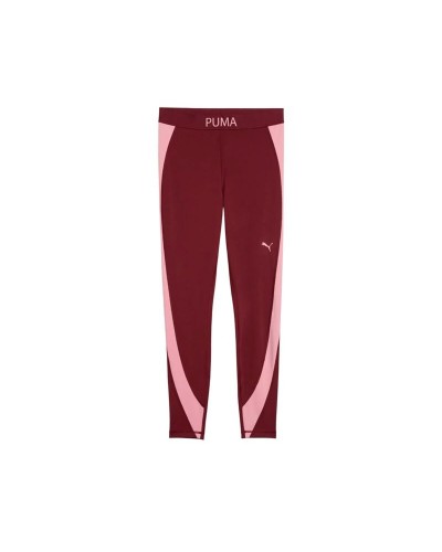 Leggings Sportivo da Donna Puma W Strong Rosso Scuro