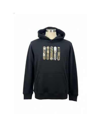 Miesten huppari Joluvi Cotton Snowboard Musta