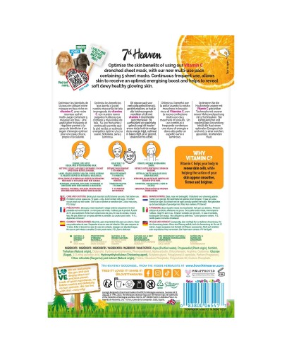 Crema Viso 7th Heaven VITAMINA C (5 Unità)