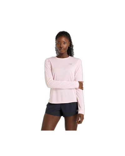 Damen Sweater ohne Kapuze New Balance Athletics Beige
