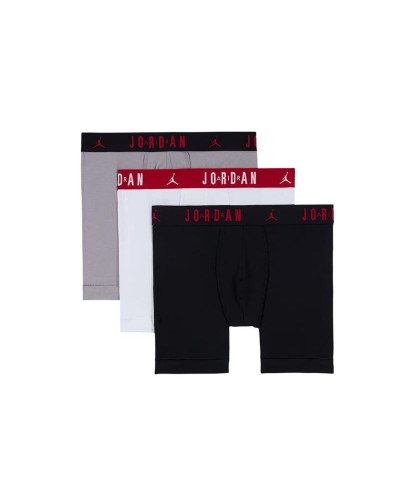Boxer da Uomo Jordan Flight Cotton Core 3Pk Nero 3 Pezzi