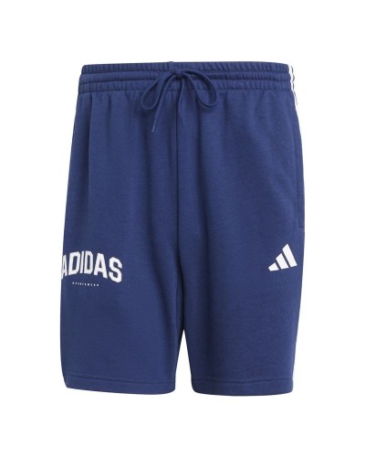 Miesten Shortsit Adidas 3Bandas Sininen