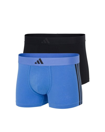 Heren Boxer Shorts Adidas Low Rise 3 Stripes 2P Active Flex 2 Onderdelen