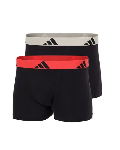 Men's Boxer Shorts Adidas Active Flex Black 2 Pieces