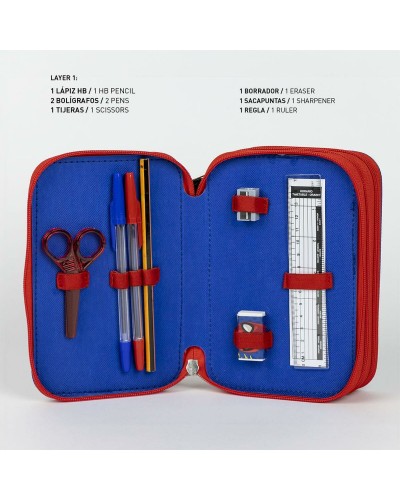 Triple Pencil Case Spider-Man