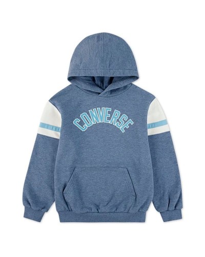 Children’s Hoodie Converse Cnvb Heritage Blocked Po Blue