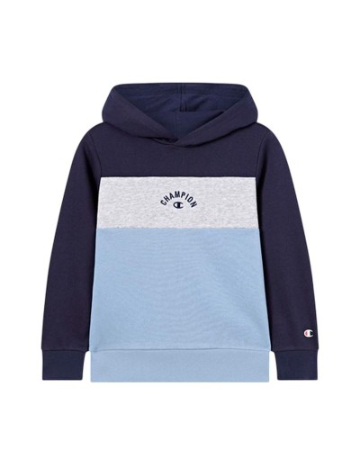 Sudadera con Capucha Niño Champion Icons Plus Azul Añil