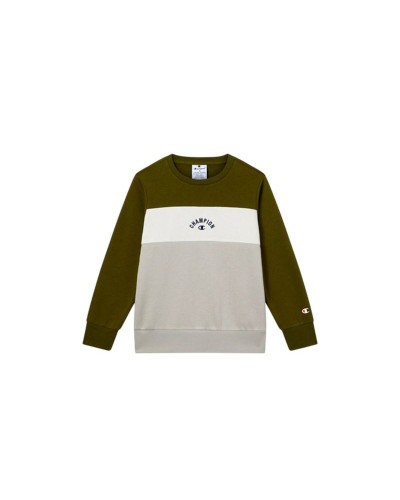 Sweat sans capuche enfant Champion Icons Plus Vert Olive