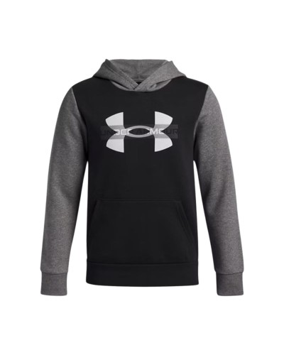 Sudadera con Capucha Niña Under Armour Rival Flc Cblck Grphc Hd Negro