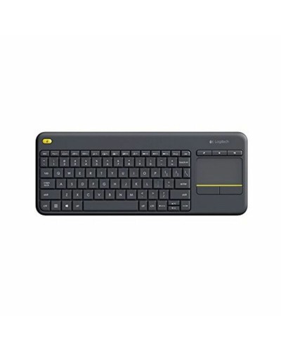 Keyboard with Touchpad Logitech K400 Plus Black