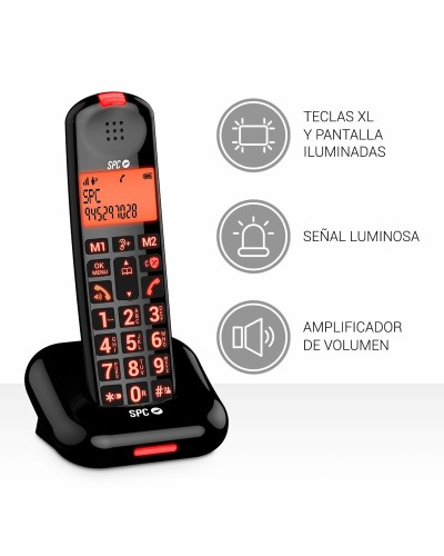 Huistelefoon SPC 7612N Zwart