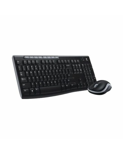 Tastiera e Mouse Ottico Logitech 920-004513 2,4 GHz Nero Spagnolo Qwerty in Spagnolo QWERTY