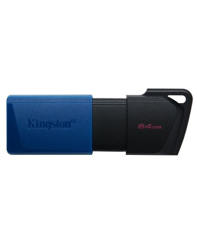 Pendrive Kingston DTXM/64GB Keychain Black Blue Black/Blue 64 GB