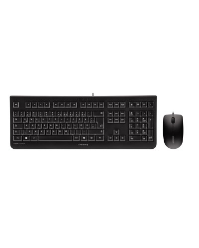 clavier et souris Cherry DC 2000 Noir Espagnol Qwerty