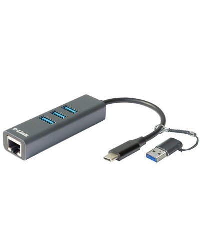 Hub USB D-Link DUB-2332 Grigio