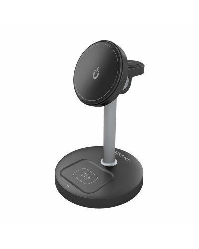 Langaton laturi Aisens USB-C 3IN1 15WACCS Musta 15 W 50 W