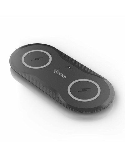 Trådlös laddare Aisens ASCH-15W2WC060-BK Svart 50 W