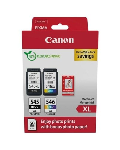Cartucho de Tinta Original Canon Pg-545Xl/Cl-546Xl Multicolor