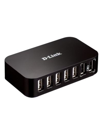 Hub USB D-Link DUB-H7/E USB 2.0 Nero