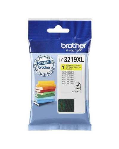 Compatibele inktcartridge Brother LC-3219XLY Geel