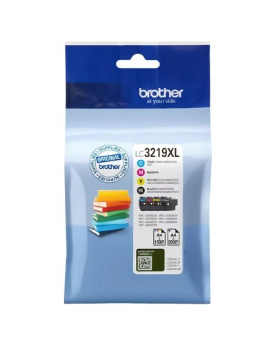 Compatible Ink Cartridge Brother LC3219XLVAL Yellow Black Multicolour Cyan Magenta