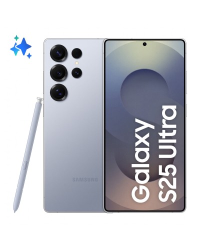 Smartphone Samsung Galaxy S25 Ultra  12 GB RAM 512 GB Azzurro Titanio Argentato 6,9" Qualcomm Snapdragon 8 Elite