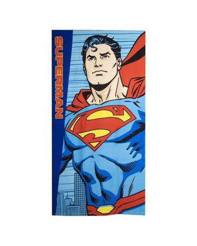Serviette de plage Superman Bleu 70 x 140 cm
