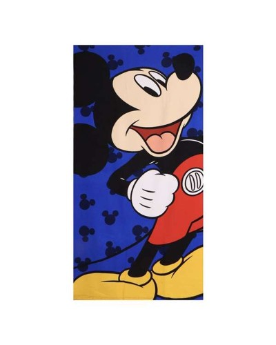Strandbadduk Mickey Mouse Röd 70 x 140 cm