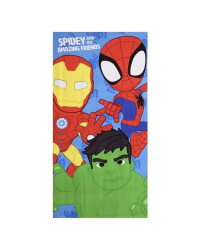 Beach Towel Spidey Blue 70 x 140 cm