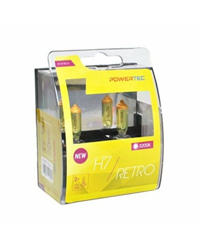 Bombilla para Automóvil M-Tech PTZRT7-DUO H7 12V 55W 3200K Retro Gold