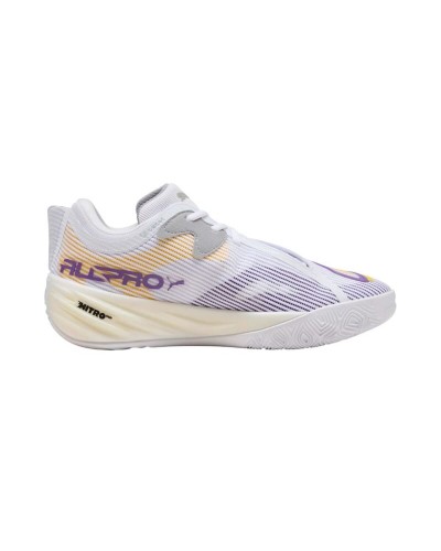 Chaussures de Basket-Ball pour Adultes Puma All-Pro Nitro™ 2 Blanc Violet