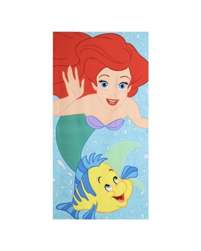 Serviette de plage Princess Bleu 70 x 140 cm