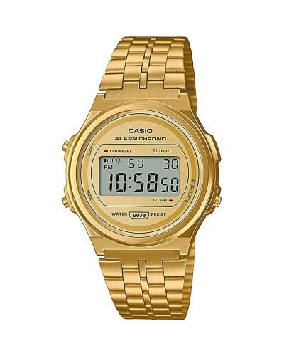 Unisex kellot Casio A171WEG-9AEF Kulta (Ø 37,5 mm)