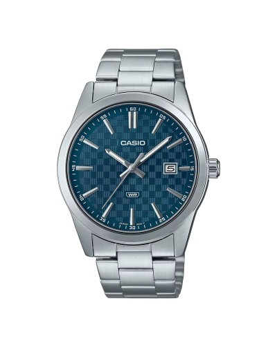 Herrenuhr Casio DATE CARBON LOOK DIAL - PETROL BLUE (Ø 41 mm)