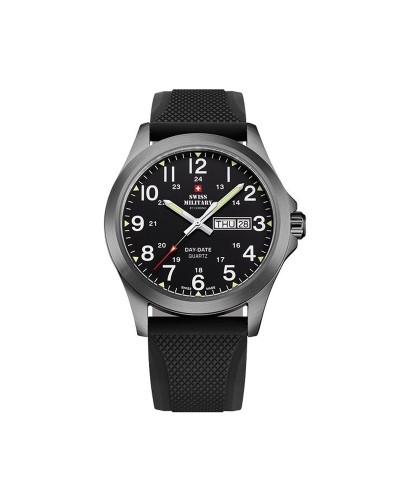 Herrenuhr Swiss Military Chrono SMP36040.20 Schwarz